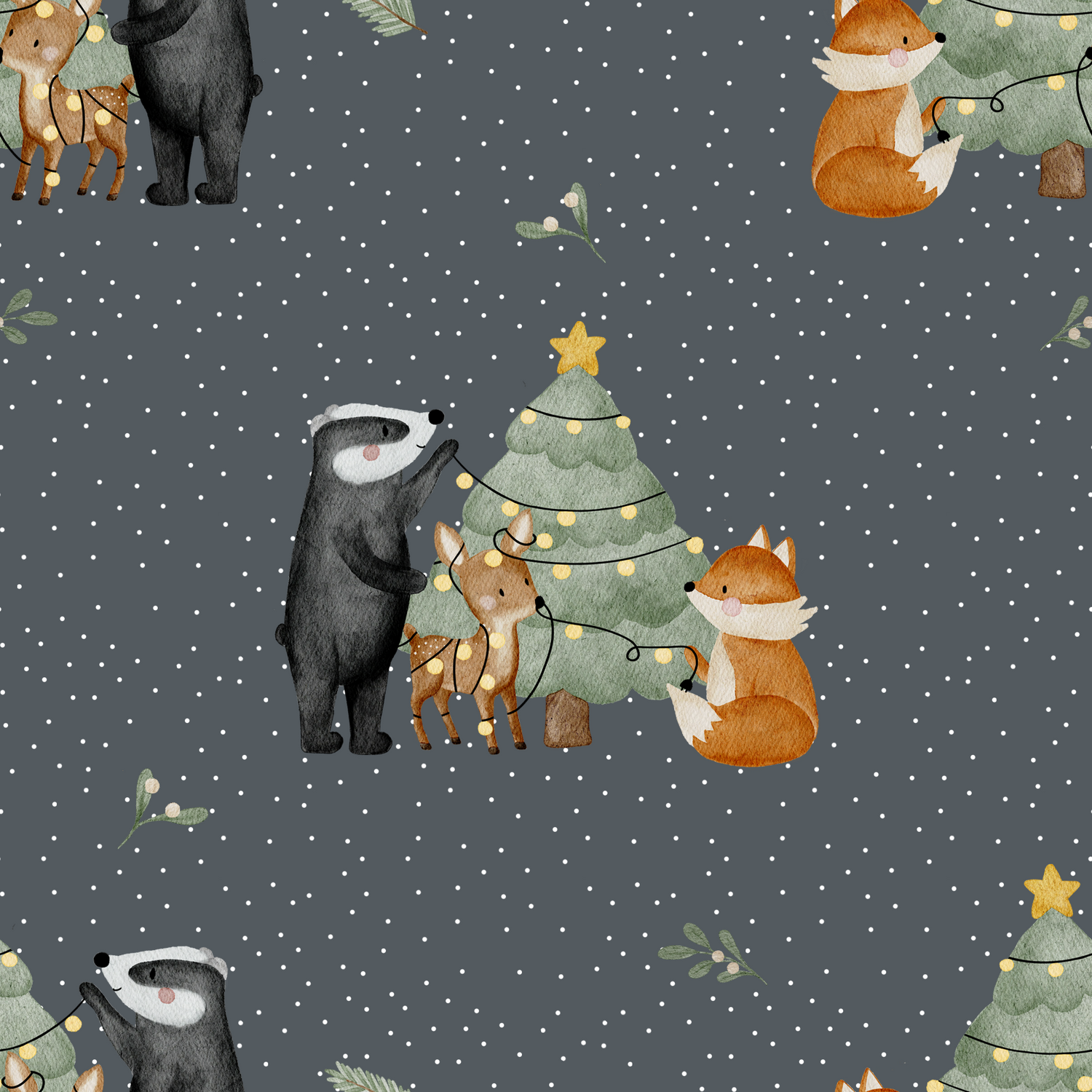 0.5m Lagerware Morgen kommt der Weihnachtsmann KF 25-0044