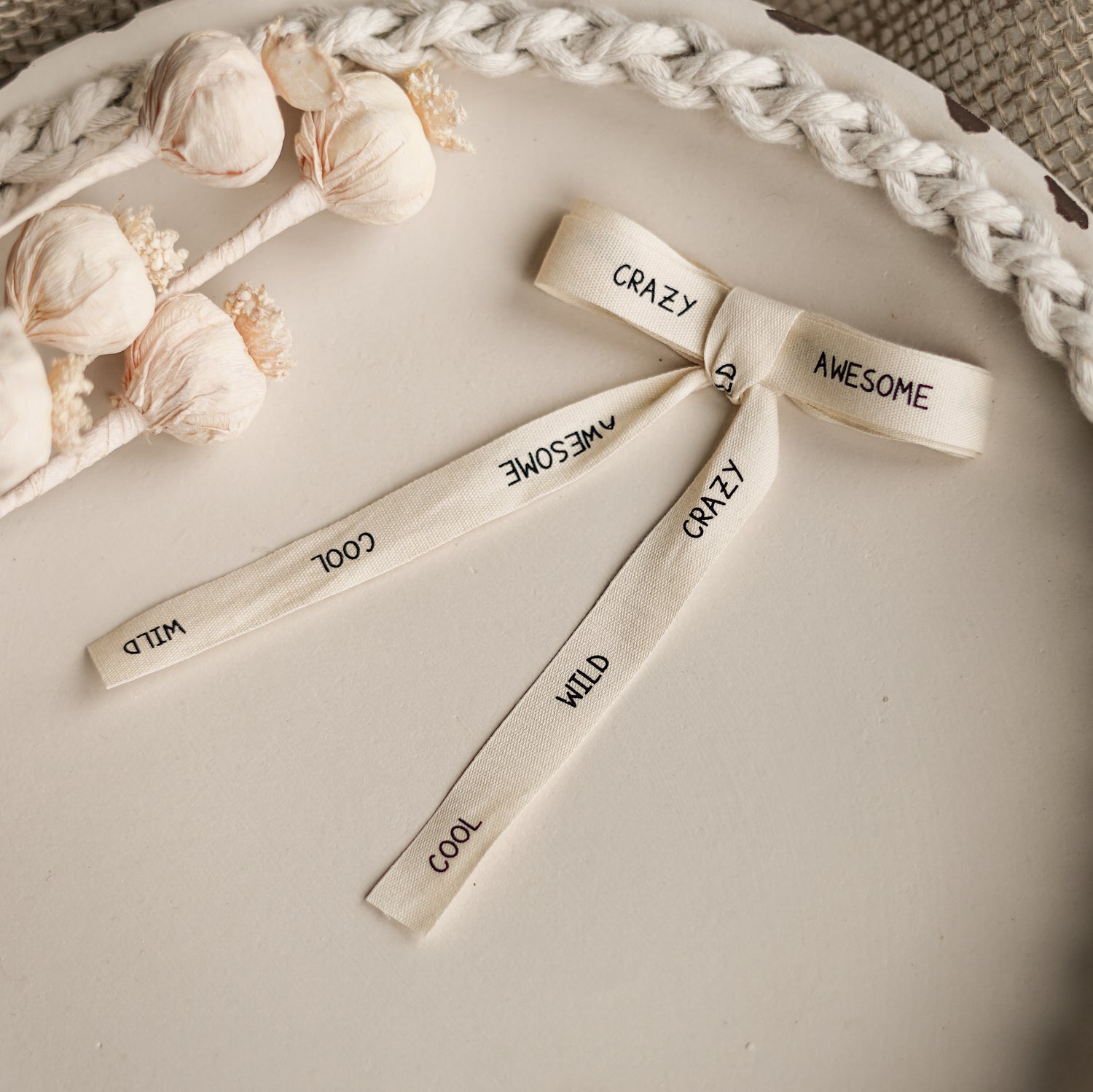 1m Baumwollkordel cool wild crazy awesome wild - 15mm breit 1800-0005-1 26-5