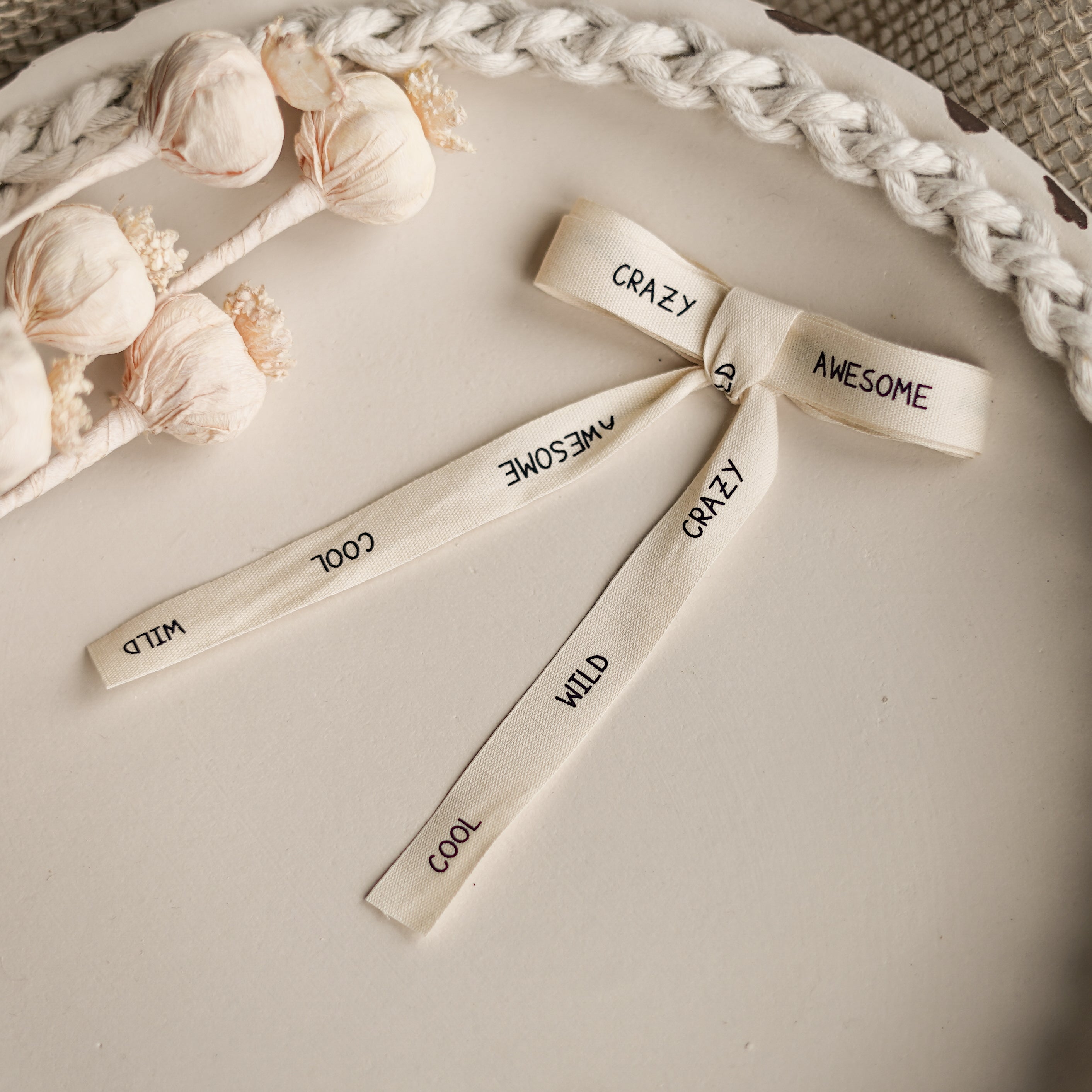 1m Baumwollkordel cool wild crazy awesome wild - 15mm breit 1800-0005-1 26-5