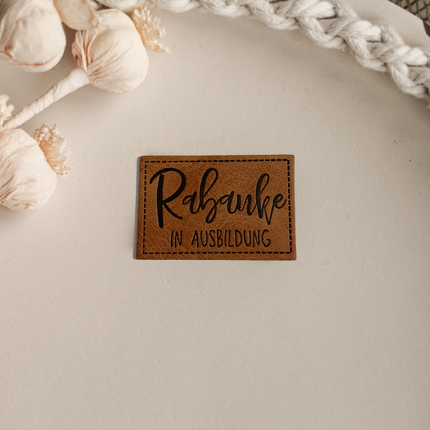 1 Kunstlederlabel Rabauke in Ausbildung dicker 2010-0060-1 7-2.2