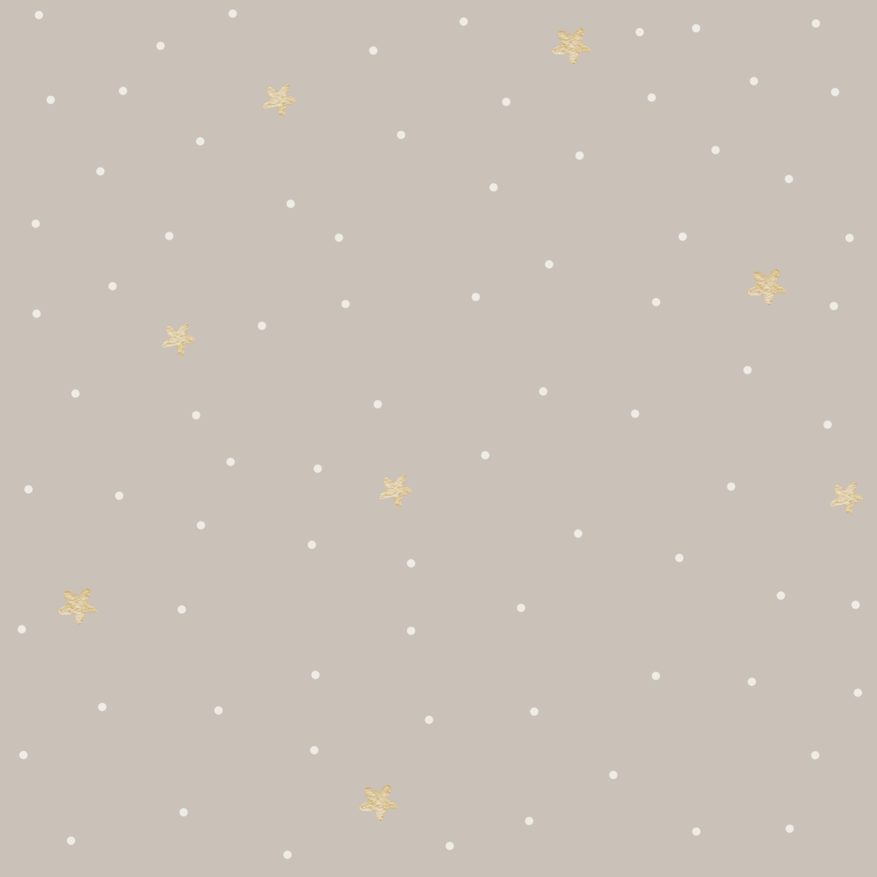0.5m Lagerware Dots beige mit Sternen 21-0213