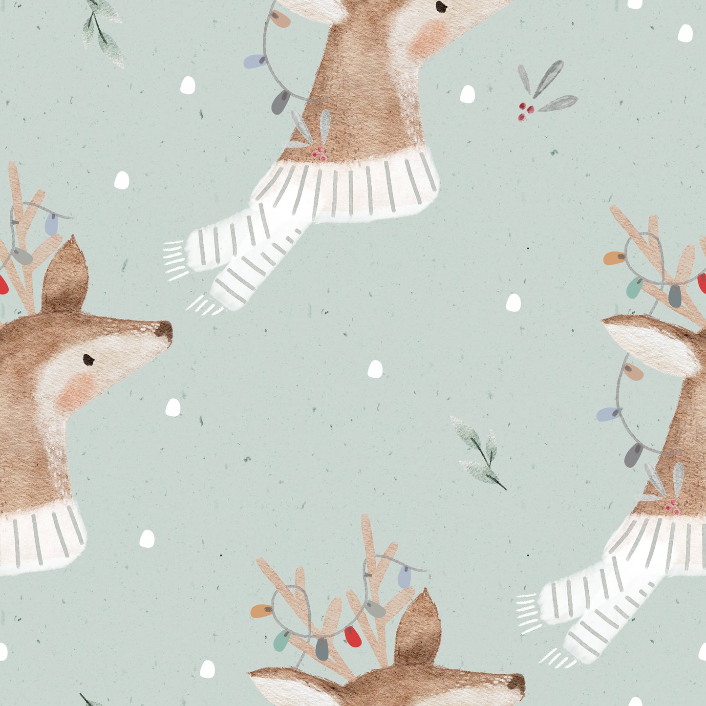 0.5m Lagerware Oh my Christmasdeer Lumelo and Ginger 23-0083