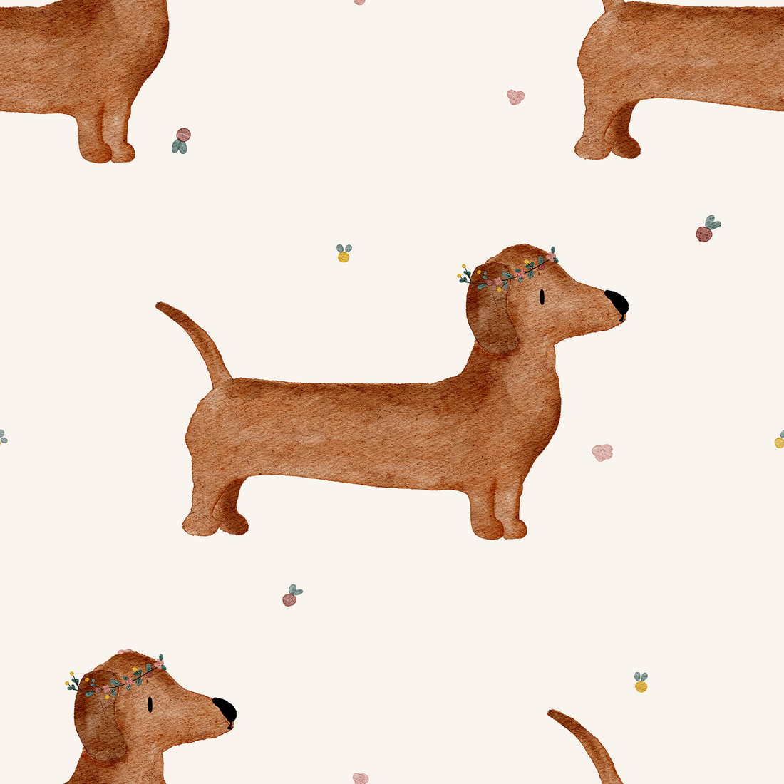 0.5m Lagerware Verliebt in Frau Dackel KF  24-0008