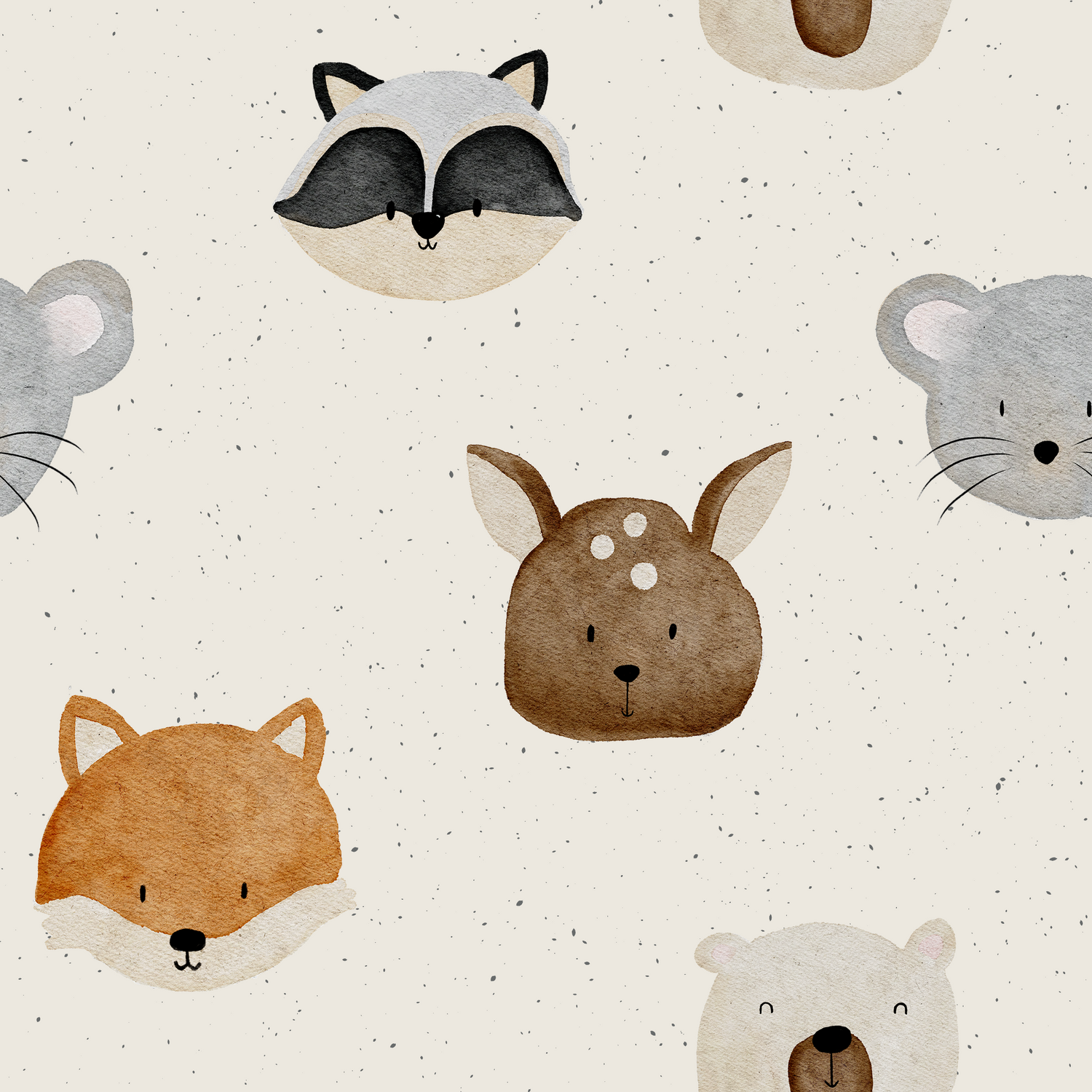 0.5m Lagerware Tierisch gute Freunde KF  24-0017