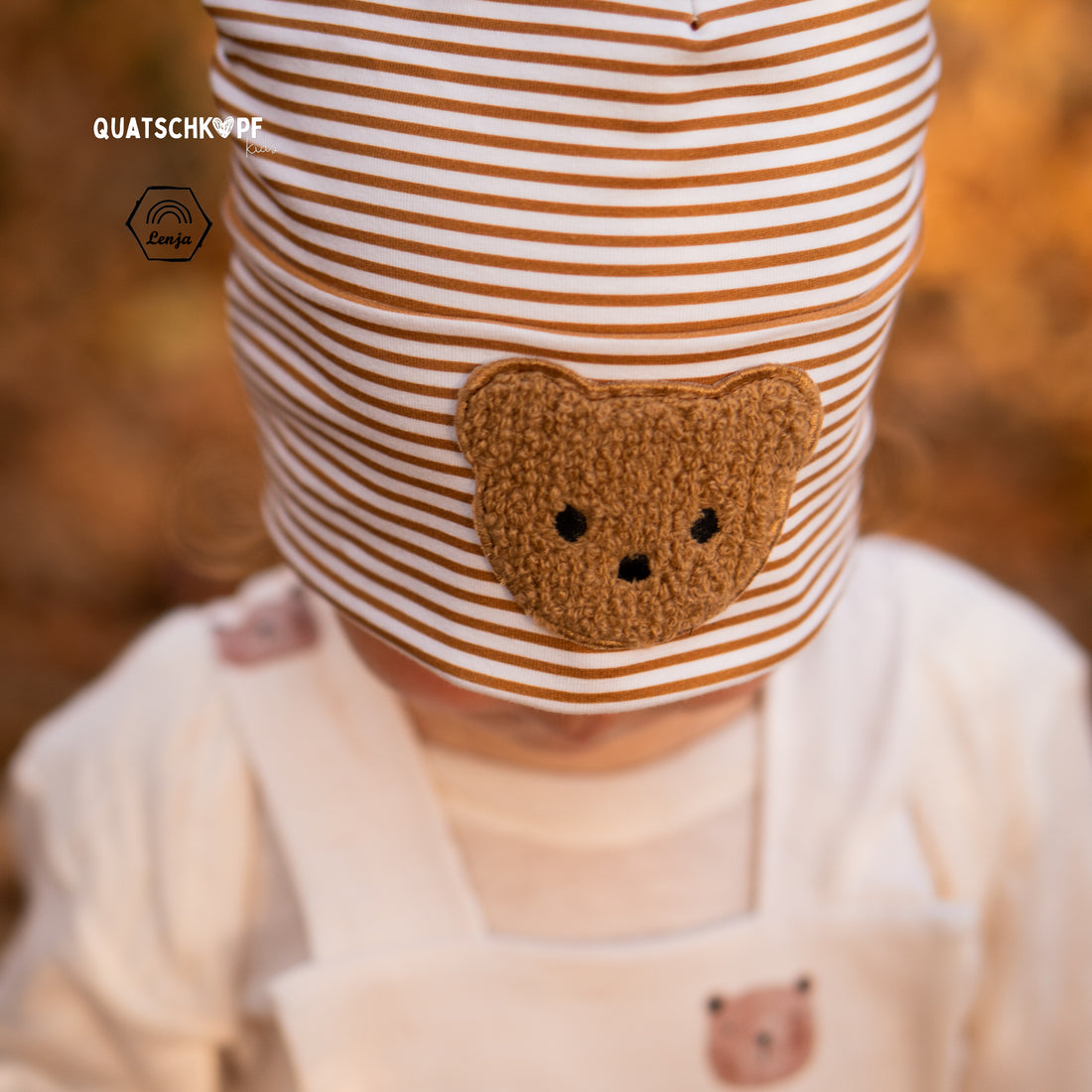 Chenillepatch Bär braun zum Aufbügeln 3100-0001 28-2